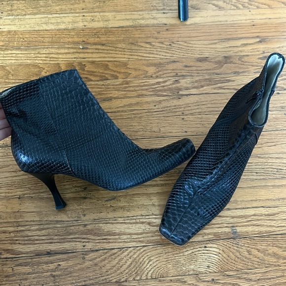 Square toe leather Boots’s - Picture 2 of 11